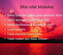 Berikut Ini Bukan Sifat Malaikat Allah Swt